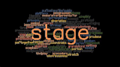 another word for stages.